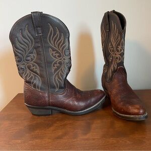 Laredo Women’s 8 Brown Heeled Western Cowgirl Boots